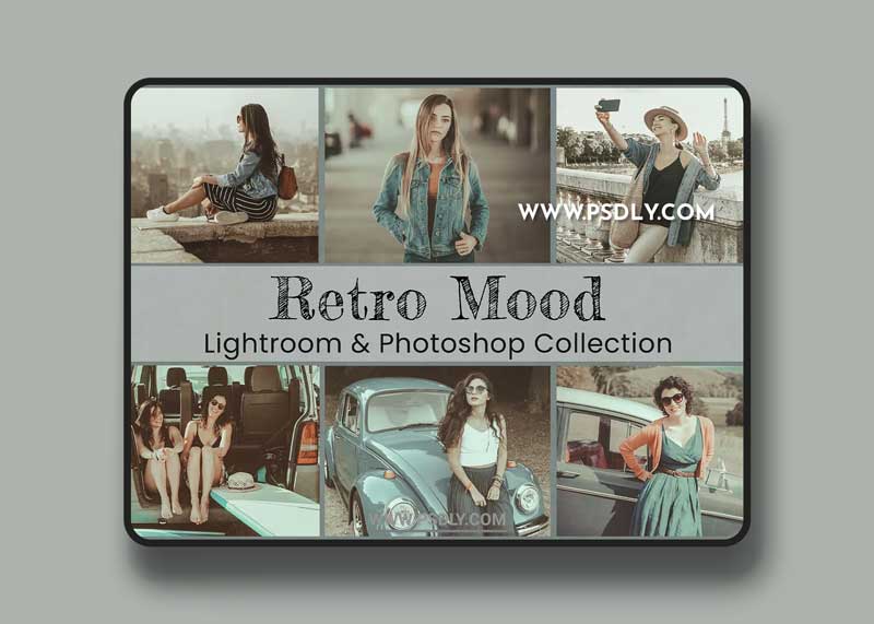 CreativeMarket - Retro Lightroom Photoshop Preset LUT 6390122