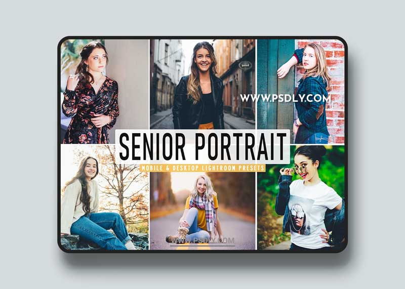 CreativeMarket - Senior Portrait Pro Lightroom Preset 5495537