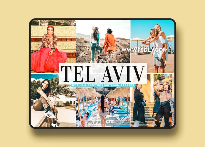 CreativeMarket - Tel Aviv Mobile & Desktop Lightroom Presets 5478012