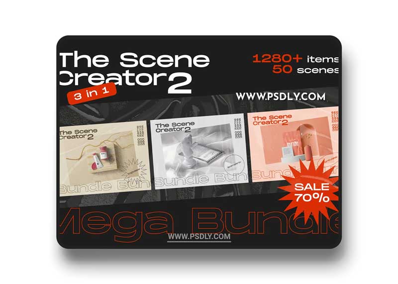 CreativeMarket - The Scene Creator 2 - Bundle 3 in 1 5860490
