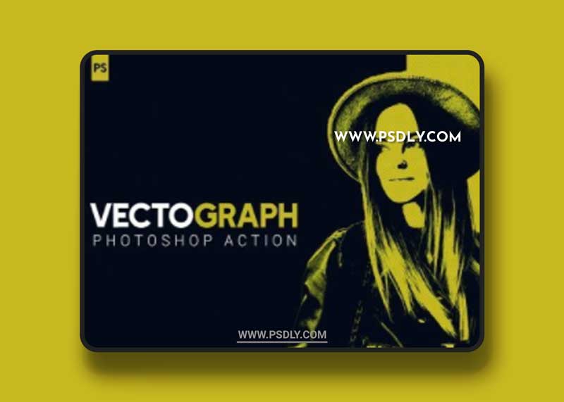 CreativeMarket - Vectograph Photoshop Action 4959922