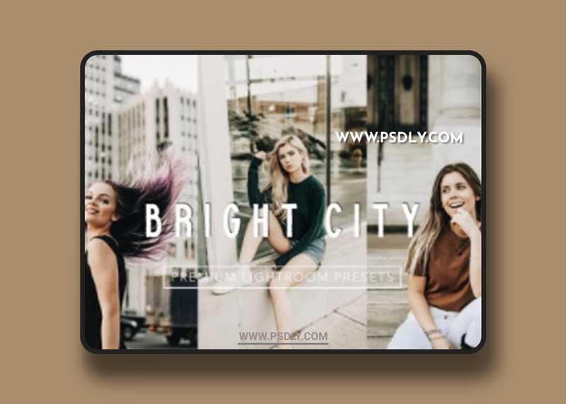 CreativeMarket - Warm BRIGHT CITY Lightroom Presets 4806659
