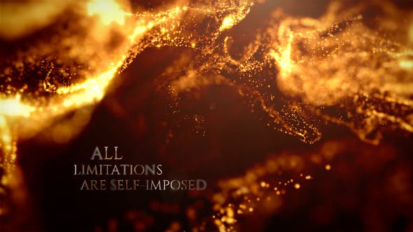 Videohive Gold Dust Particle Sequence 28459574