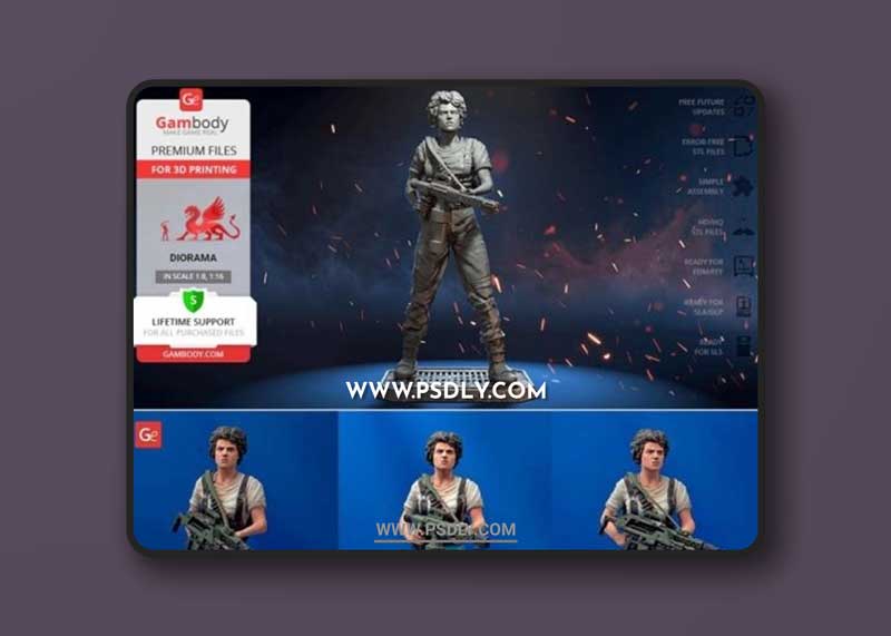 Ellen Ripley – 3D Print Model