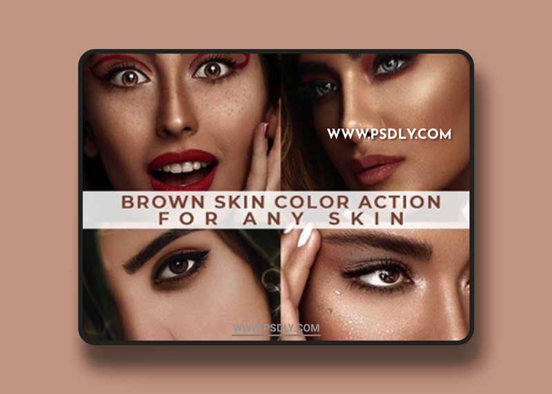 GraphicRiver - Brown Skin Color Actions 26886866