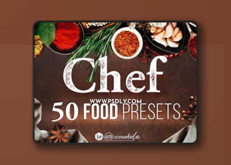 GraphicRiver - Chef - 50 Food Presets for Lightroom & Photoshop 25551048