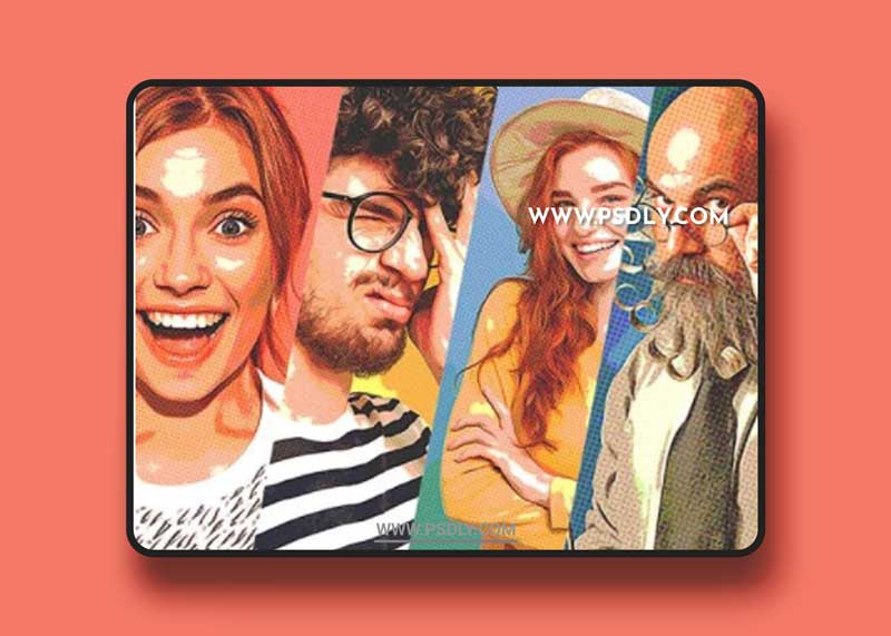 GraphicRiver - Comic Cartoon Oil Paint 28914293