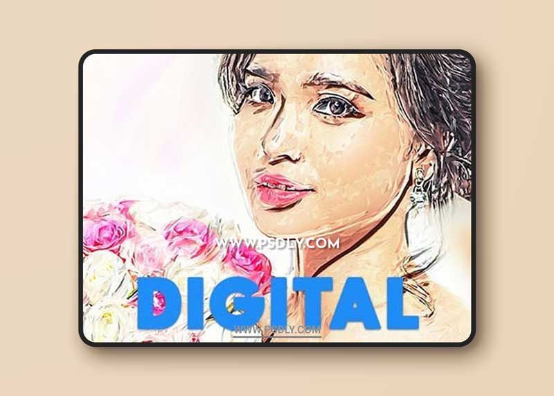 GraphicRiver - Digital Painting Photoshop Action 27022683