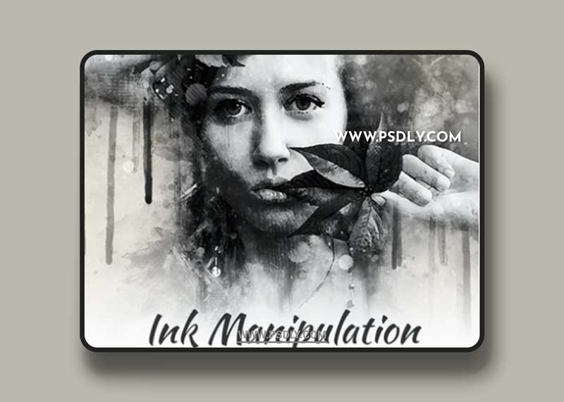 GraphicRiver - Ink Manipulation Photoshop Action 23444941