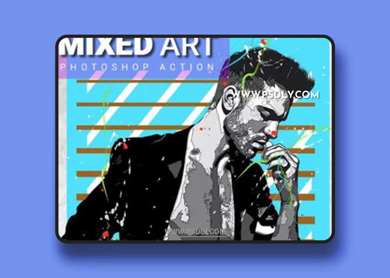 GraphicRiver - Mixed Art Photoshop Action 32823348
