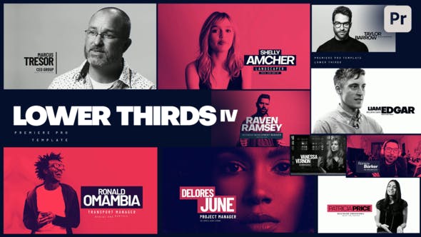 Videohive Lower Thirds IV 33542975