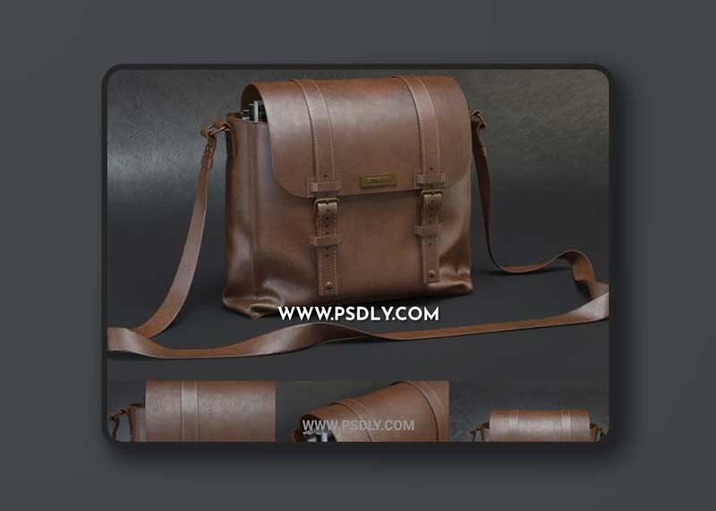 Leather bag 3D Model