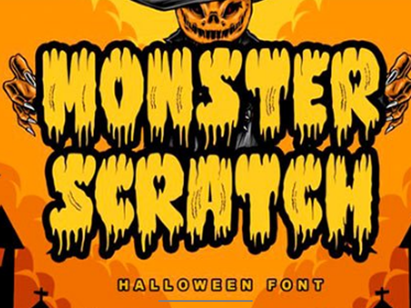 Monster Scratch Font