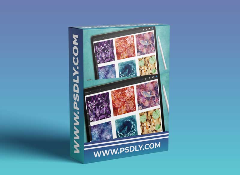 Negative Watercolor Painting in Procreate