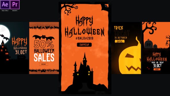 Videohive Halloween Instagram Stories 33627066