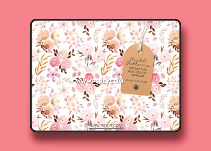 Pastel Patterns - watercolor set