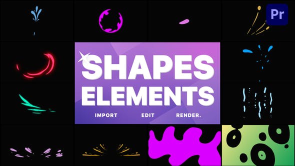 Videohive - Shapes Pack | Premiere Pro MOGRT - 33491441