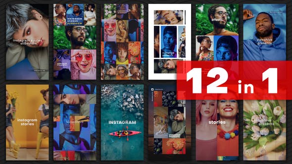 Videohive - Instagram Stories Slideshow Pack - 32968545