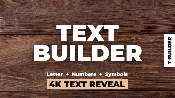 Videohive Text Builder 24872699