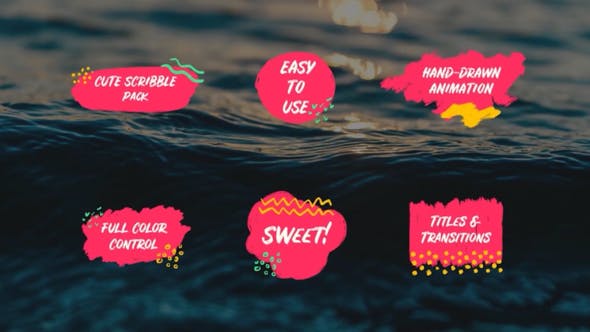 Videohive Cute Scribble Pack 33573563