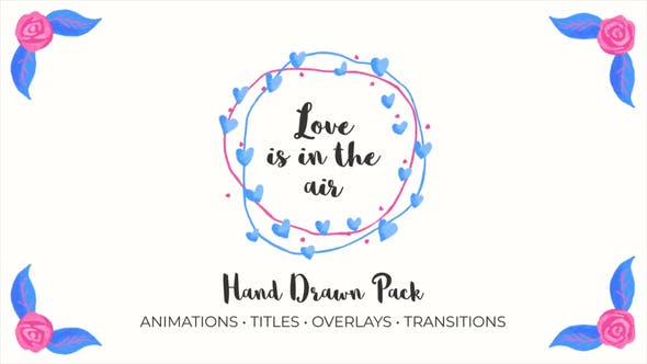 Videohive - Love Is In The Air. Hand Drawn Pack - 33565691