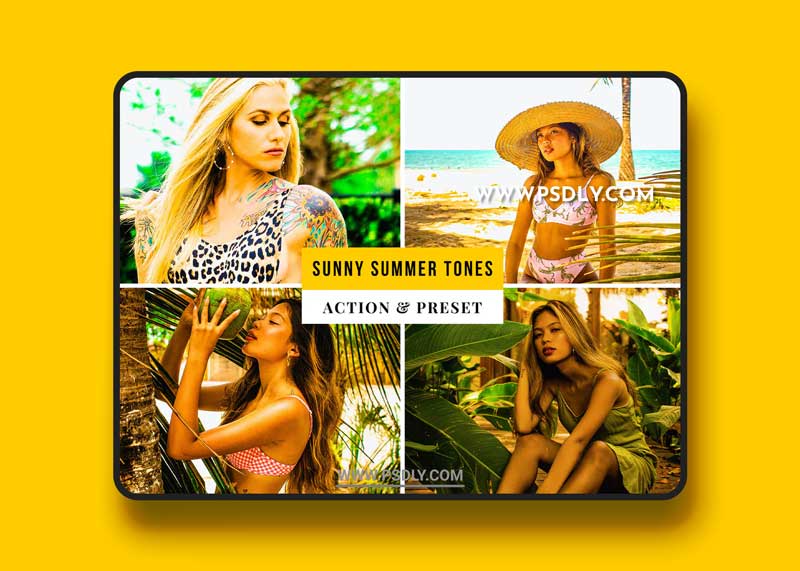 Sunny Summer Tones Action & Lightroom Preset