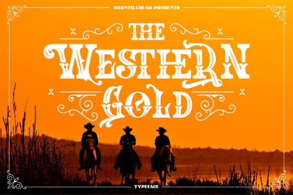 The Western Gold Font