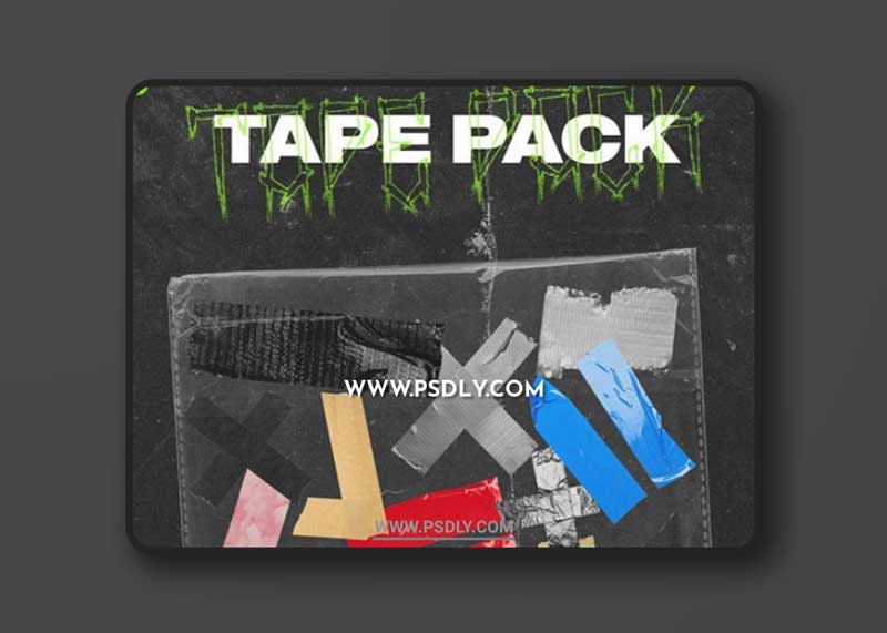 Transparent Tape Pack in PNG