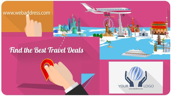 Videohive Travel Site / Travel Agency Promo 21349546