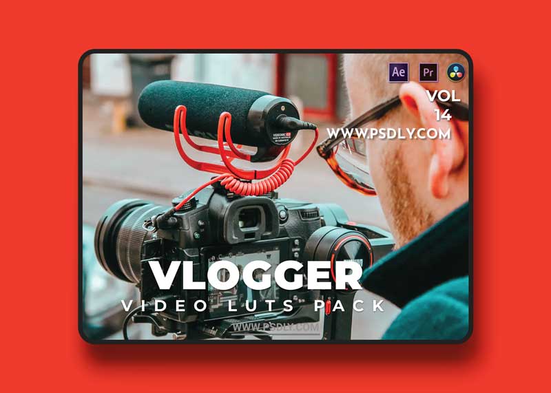 Vlogger Pack Video LUTs Vol.14