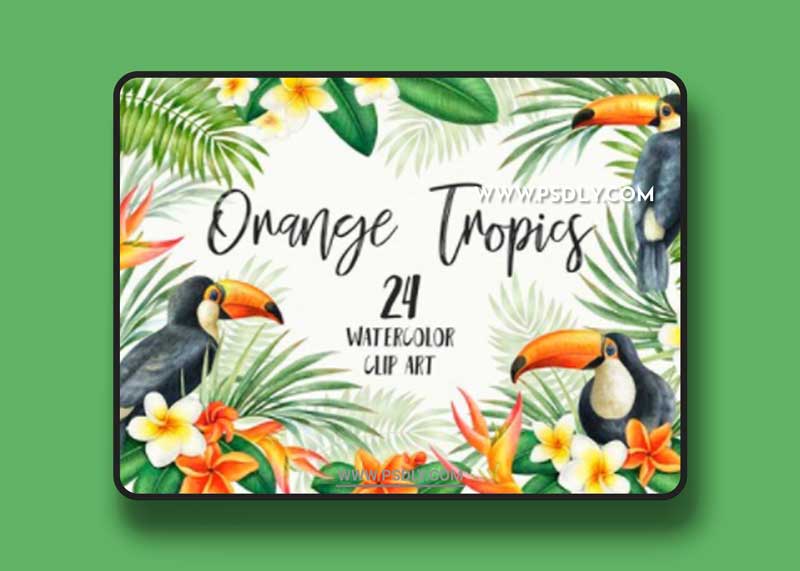 CM - Watercolor Fashion Girl Clipart 2486462