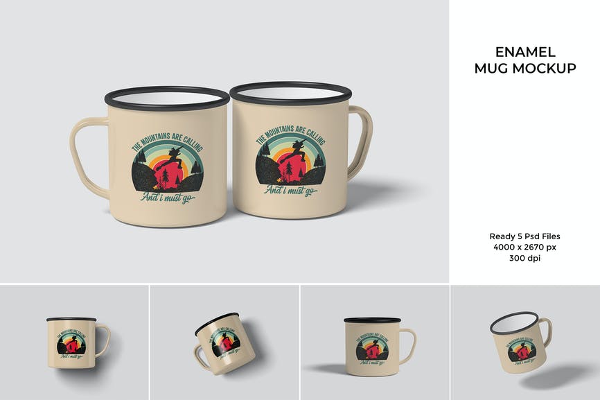 Enamel mug Mockup DA6YDNH