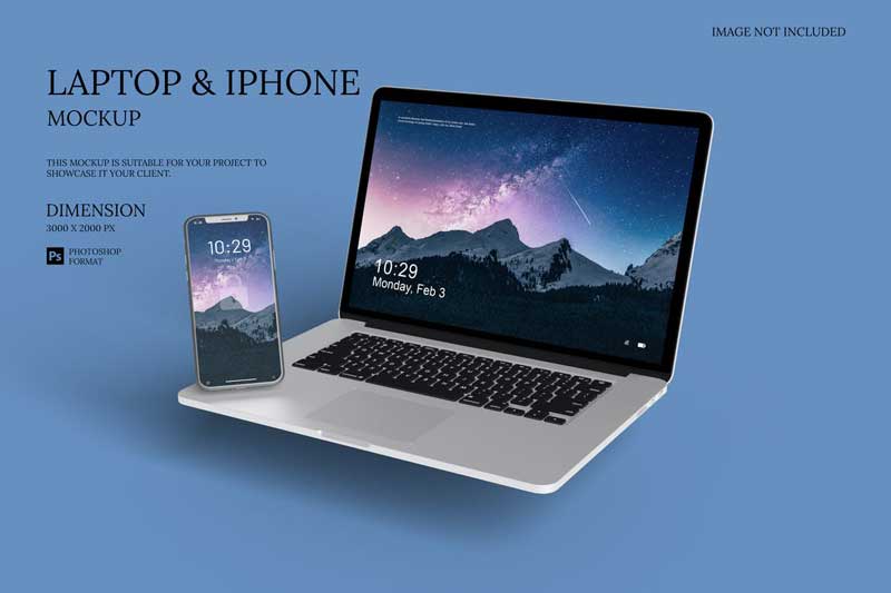Laptop & Smartphone - mockup CFUJCRP