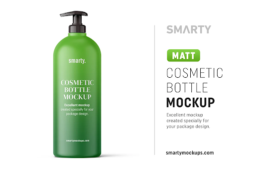 CreativeMarket - Matte pump bottle mockup 4855443