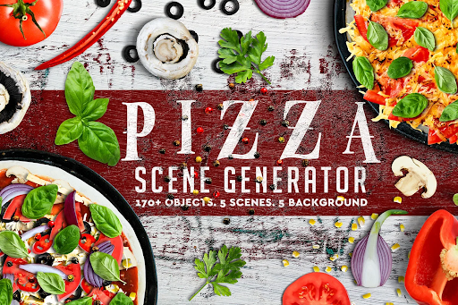 CreativeMarket - Pizza Scene Creator 6406989