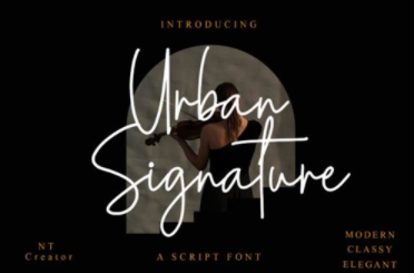 Urban Signature Font