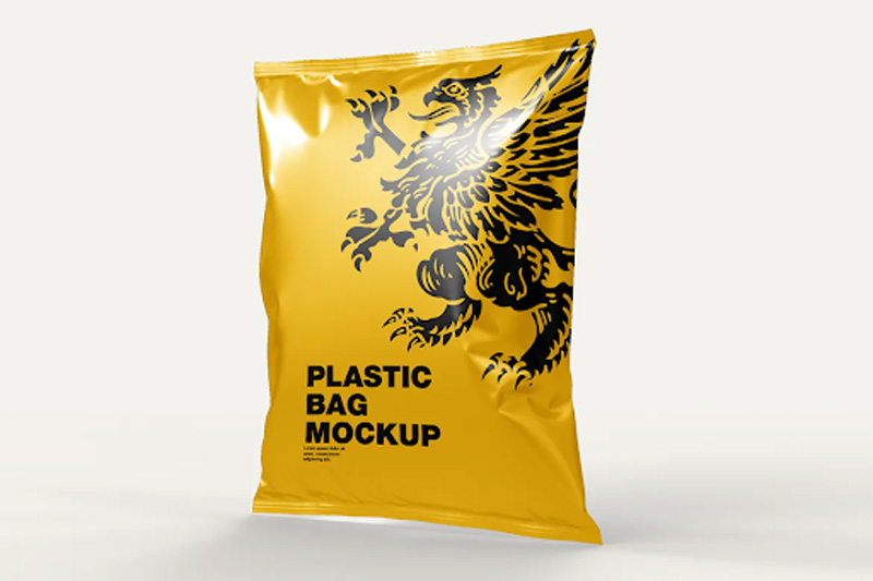 Plastic Bag Mockup QDR8HHR