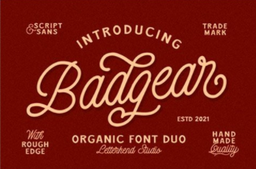 Badgear Font