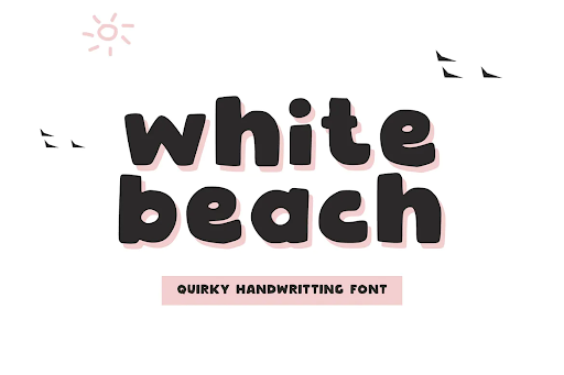 White Beach - Quirky Handwritting Font Y4PMFCG