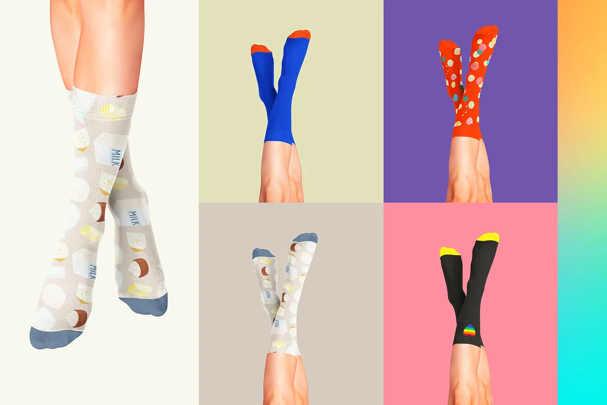 CreativeMarket - All Socks 9x Mock-ups 6250297