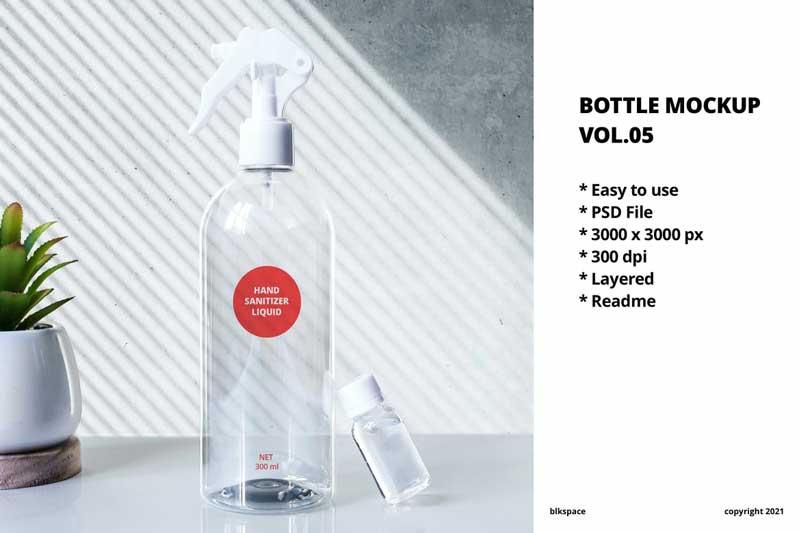 Bottle Mockup Vol.05 6X7DXRQ