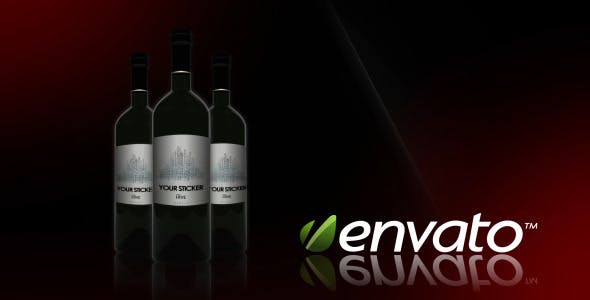 Videohive Smooth Wine Bottle Commercial 2529314