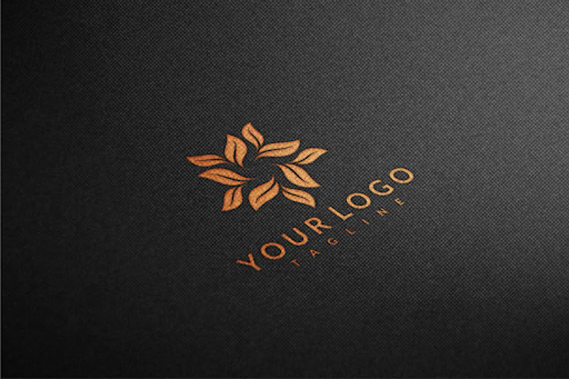 luxury logo mockup G96YMY5