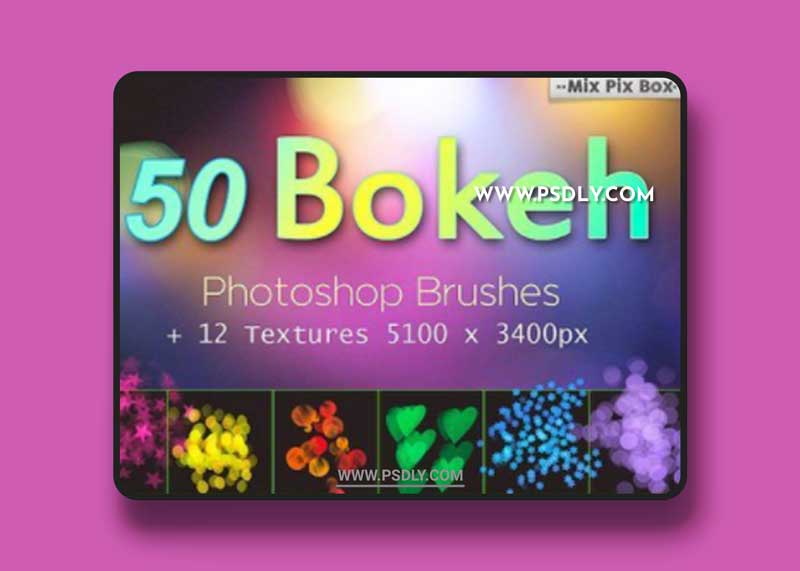 CM - 50 Bokeh Photoshop Brushes 778982