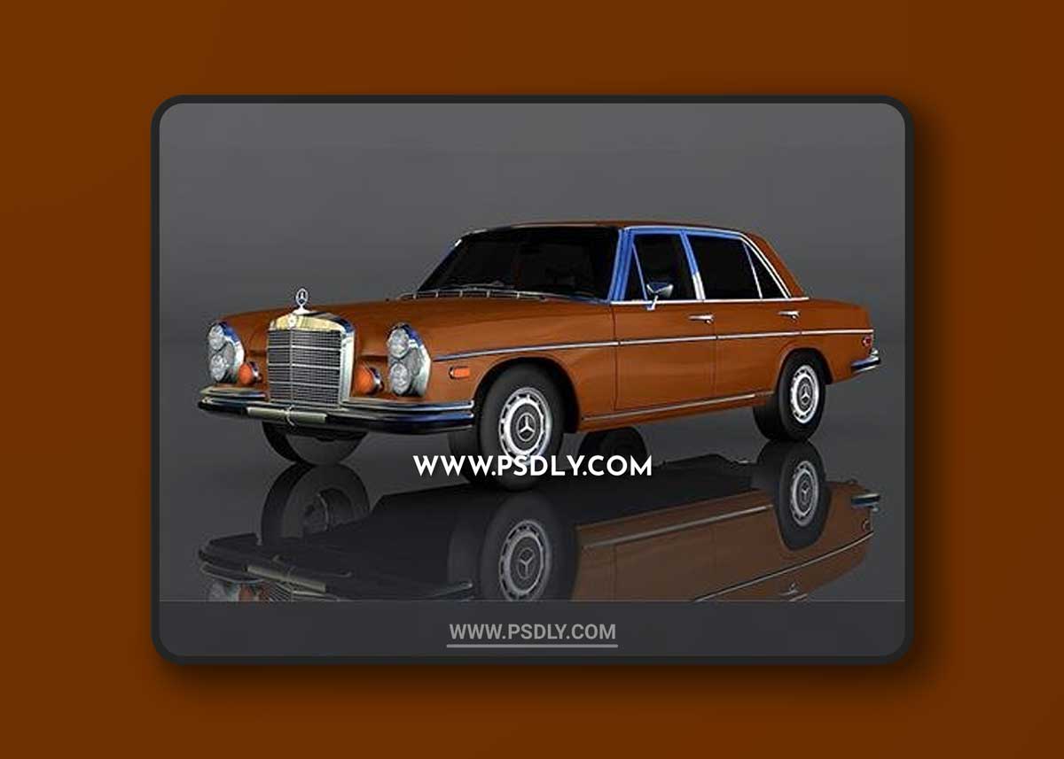1972 Mercedes-Benz 300 3D Model o93251