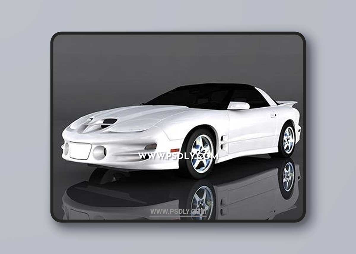 2002 Pontiac Firebird Trans Am 3d model Model o175650