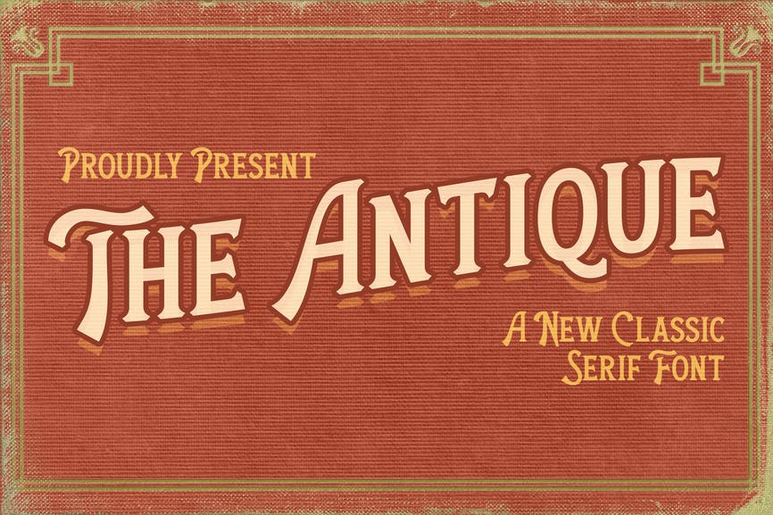 The Antique - Classic Serif Fonts
