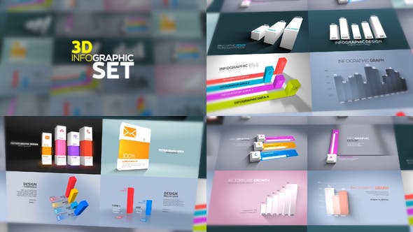 Videohive 3D Infographics Set 23635639