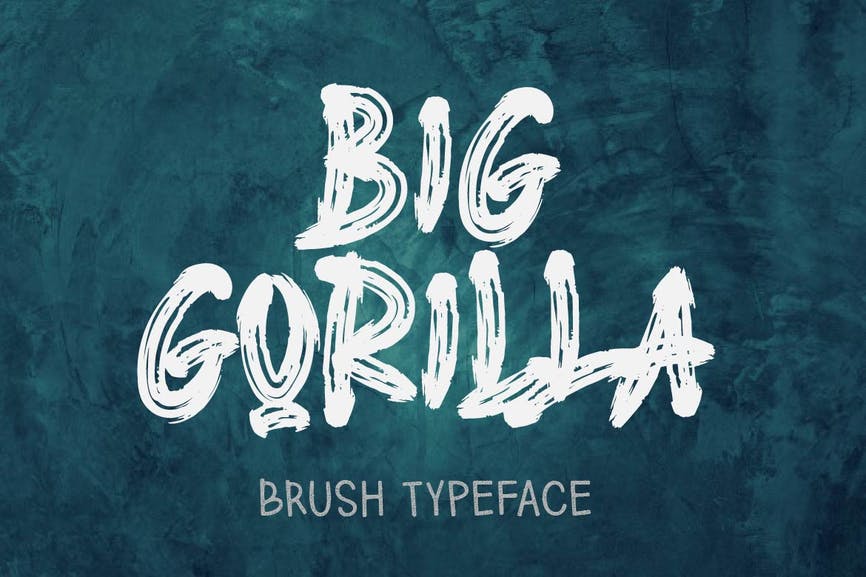 BIG GORILLA - Brush Typeface
