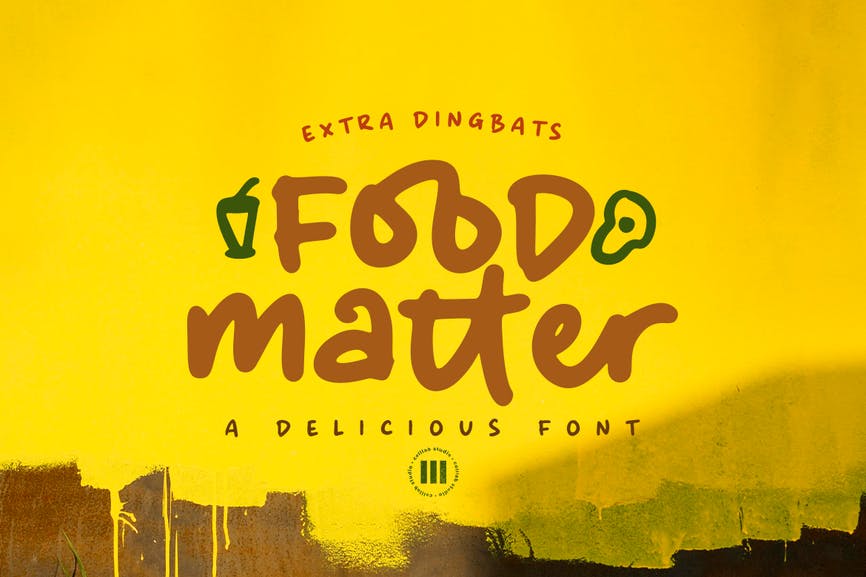 Food Matter - A Delicious Handwritten Font